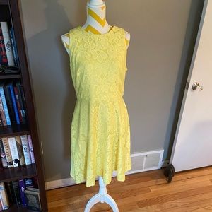Yellow Lace Dress